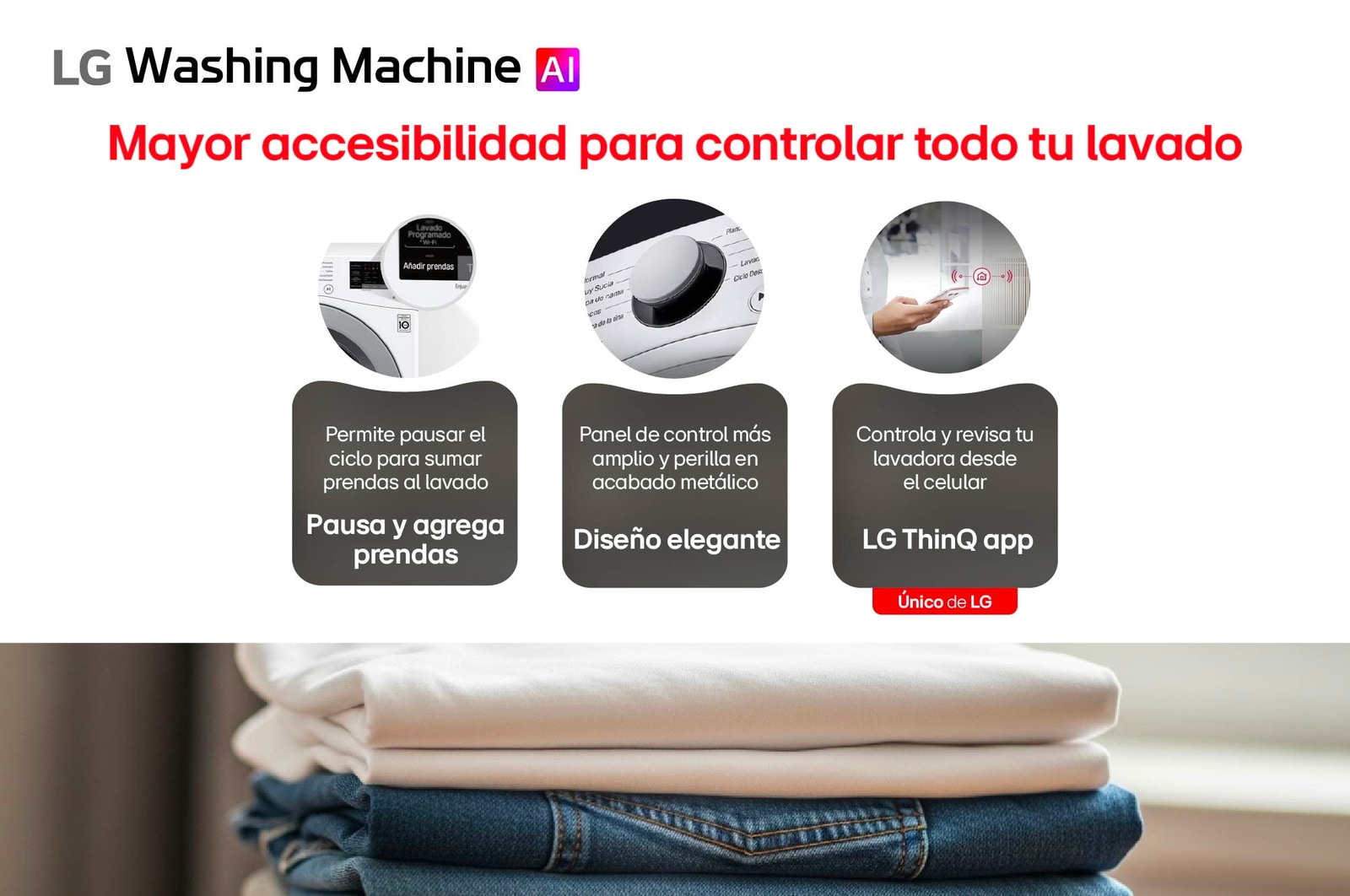Lavado inteligente y en menos tiempo